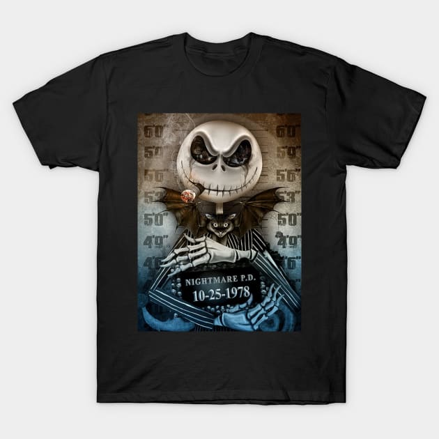 Wanted Jack, the nightmare before Christmas, jack halloween, Halloween Love T-Shirt by JDVNart